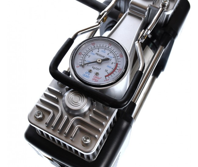 Set compresor auto cu doi cilindri, 12V (bricheta) - Camion, SUV 70/min, ZEBRA 68192