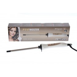 Ondulator de par PROMOZER, cu tehnologie ionica, cilindru de 8 mm, doua trepte de incalzire, 150 - 180 grade celsius, putere 30-50W, MZ2218