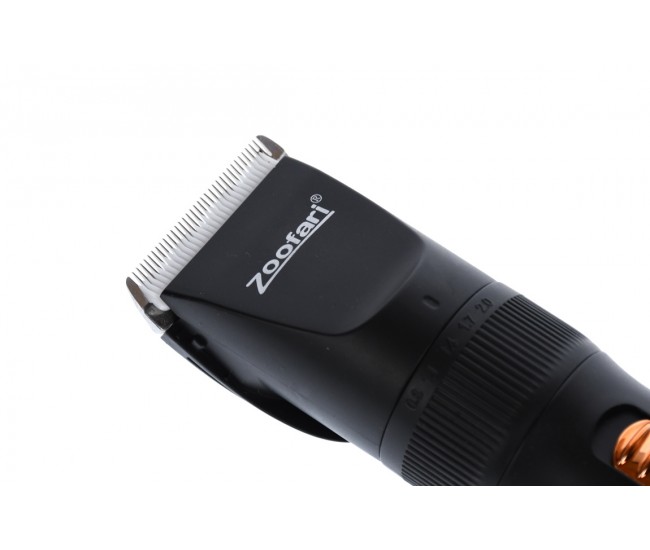 Masina de tuns caini, aparat de tuns animale, cu cablu, cutite ceramice, Zoofari DC98, 220V, 8W, 6500 rpm