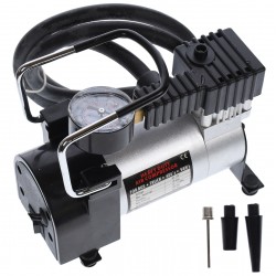 Compresor auto metalic 12V, pentru SUV-uri, autoturisme, motociclete, biciclete si orice accesorii gonflabile - 65161