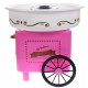 Masina de facut vata de zahar, Cotton Candy Maker, roz, pentru acasa, bete incluse in pachet - KR214