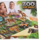 Covoras de Joaca, cu animale din savana, 145 x 98 cm, multicolor