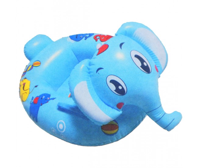 Colac copii in forma de elefant, 75 x 55 cm, albastru