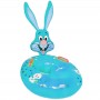 Colac copii in forma de iepure, 75 x 55 cm, albastru