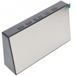 Ceas de birou, design minimalist oglinda, negru - DS3699L Ceas de birou, design minimalist oglinda, negru - DS3699L