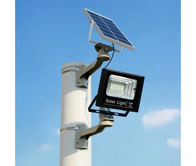 Lampa cu panou solar, cu telecomanda, 40 W, rezistenta la apa IP66 - TC40W