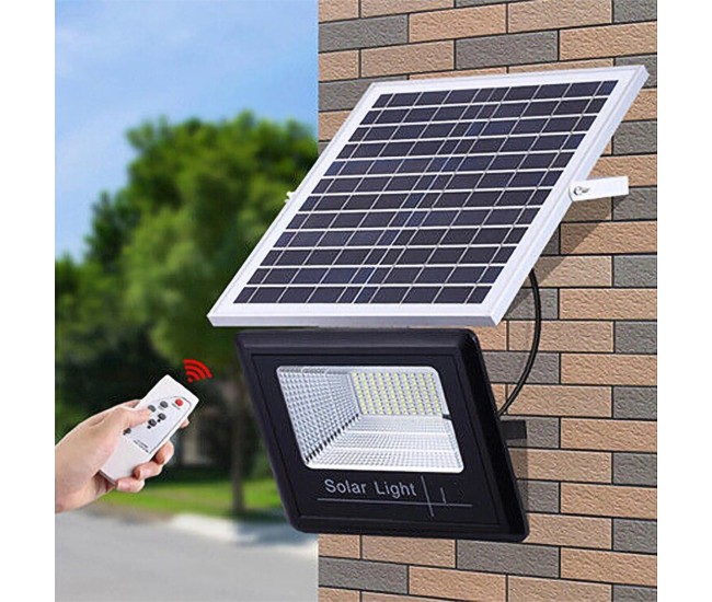 Lampa cu panou solar, cu telecomanda, 40 W, rezistenta la apa IP66 - TC40W