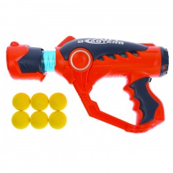 Pusca de jucarie, cu presiune, cu bile din spuma, rosu - Q7701R