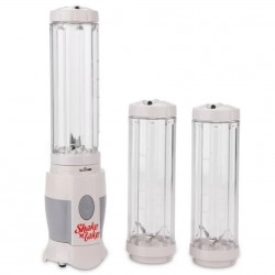 Blender Shake'n Take, 180W, cu 2 recipiente portabile, alb
