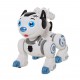 Caine robot de jucarie cu sunete, luminite si lansator de sageti cu ventuze, albastru - 0831