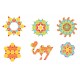 Jucarie de creatie, desene mozaic, cu modele, multicolor - 3315056