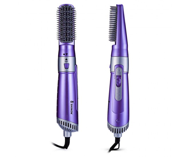 Set perie multifunctionala pentru coafat profesionala 5 in 1, 900W, violet - SH98227 Set perie multifunctionala pentru coafat profesionala 5 in 1, 900W, violet - SH98227