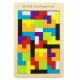 Puzzle de jucarie din lemn, tetris, potrivire dimensiuni - 22200023