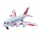 Avion cu radiocomanda, albastru cu luminite, alb - rosu, 8003R Avion cu radiocomanda, albastru cu luminite, alb - rosu, 8003R