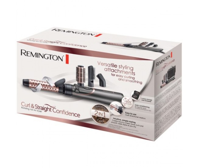 Perie rotativa cu aer cald Curl & Straight Confidence AS8606 - AS8606 Perie rotativa cu aer cald Curl & Straight Confidence AS8606 - AS8606