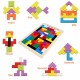 Puzzle de jucarie din lemn, tetris, potrivire dimensiuni - 22200023