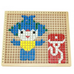Set de construit din lemn, creat imagini, 350 piese - 3315046 Set de construit din lemn, creat imagini, 350 piese - 3315046