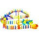 Jucarie cu 82 de piese domino pentru copii, multicolor - PET-LB332 Jucarie cu 82 de piese domino pentru copii, multicolor - PET-LB332