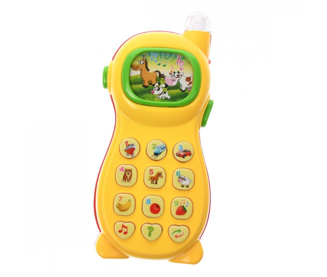 Telefon de jucarie interactiv cu proiectie, sunete si luminite - 3331008