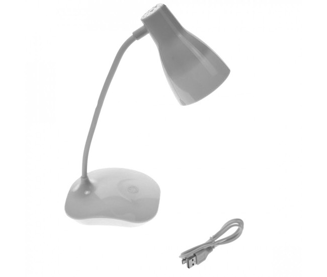 Lampa birou reincarcabila USB, pozitie lexibila, 300 lm - 6522A