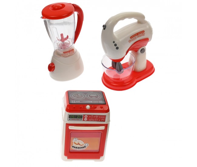 Set aragaz, blender si mixer de jucarie cu lumini si sunete My Home - LS8332K