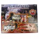 Set trenulet de jucarie, cu baterii, aburi, sunete si lumini - 186 Set trenulet de jucarie, cu baterii, aburi, sunete si lumini - 186