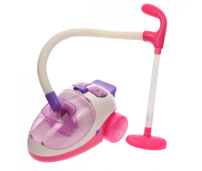 Aspirator mare de jucarie pentru copii, cu sunete si luminite, roz - 2011A Aspirator mare de jucarie pentru copii, cu sunete si luminite, roz - 2011A