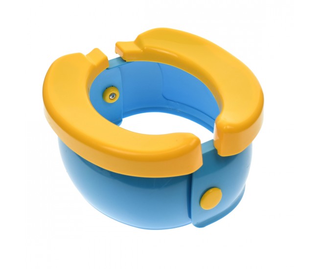 Olita portabila pentru calatorii, cu pungi si sac, albastru - BANANAALBASTRU Olita portabila pentru calatorii, cu pungi si sac, albastru - BANANAALBASTRU