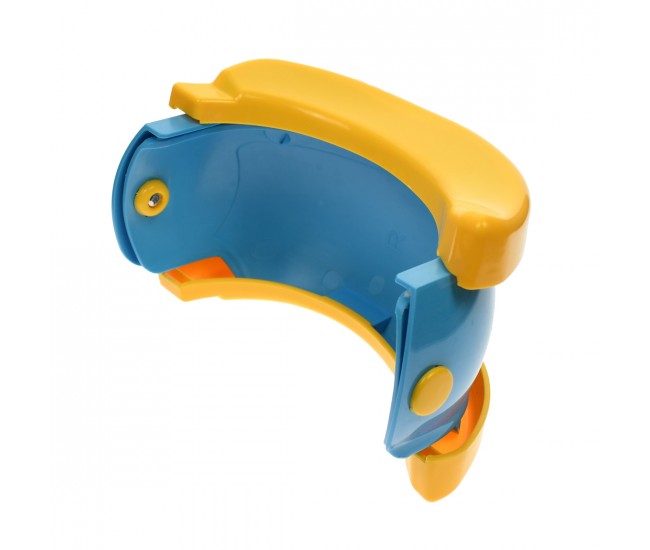 Olita portabila pentru calatorii, cu pungi si sac, albastru - BANANAALBASTRU Olita portabila pentru calatorii, cu pungi si sac, albastru - BANANAALBASTRU