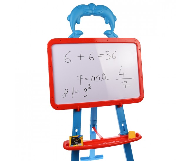 Tabla de jucarie magnetica, cu fata dubla pentru marker, creta - 8003T Tabla de jucarie magnetica, cu fata dubla pentru marker, creta - 8003T