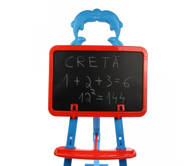 Tabla de jucarie magnetica, cu fata dubla pentru marker, creta - 8003T Tabla de jucarie magnetica, cu fata dubla pentru marker, creta - 8003T