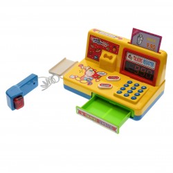 Set casa de marcat de jucarie, cu accesorii, produse, sunete si lumini - 34453