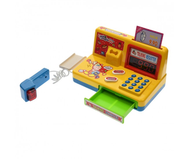Set casa de marcat de jucarie, cu accesorii, produse, sunete si lumini - 34453