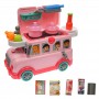 Bucatarie si autobuz de jucarie, premergator, sunete si lumini pentru copii - W018
