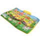 Paturica si covor muzical bebe, cu sunete de animale si luminite, 70x50 cm - 0912