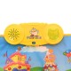 Paturica si covor muzical bebe, cu sunete de animale si luminite, 70x50 cm - 0912