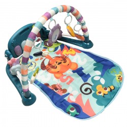 Saltea de jucarie muzicala pentru bebelusi, cu luminite, Baby Fitness - 1164A