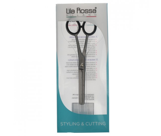 Foarfeca de filat Lila Rossa Vogue 5.5 inch, pentru frizerie coafor salon - FG4502 Foarfeca de filat Lila Rossa Vogue 5.5 inch, pentru frizerie coafor salon - FG4502