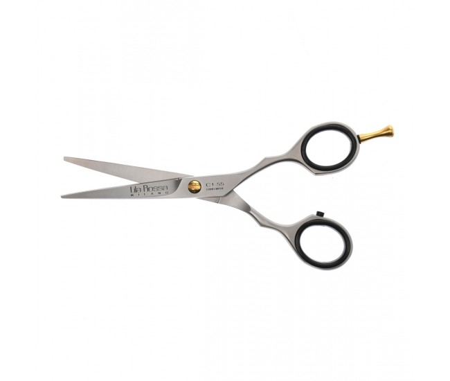 Foarfeca de tuns parul Lila Rossa, marime 5.5, pentru frizerie coafor salon - C1-55 Foarfeca de tuns parul Lila Rossa, marime 5.5, pentru frizerie coafor salon - C1-55