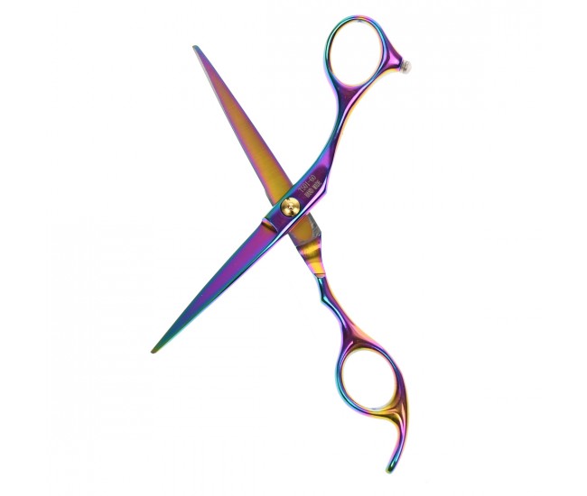 Foarfeca de tuns parul Lila Rossa, marime 6, pentru frizerie coafor salon - TS0160