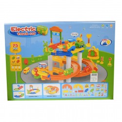 Set circuit cu trenulet si masinuta, luminite si sunete - 1316C Set circuit cu trenulet si masinuta, luminite si sunete - 1316C