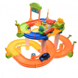 Set circuit cu trenulet si masinuta, luminite si sunete - 1316C Set circuit cu trenulet si masinuta, luminite si sunete - 1316C