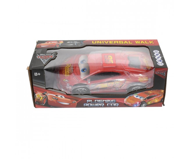 Masina cu telecomanda de jucarie, Fulger McQueen, CARS, rosie - 036 Masina cu telecomanda de jucarie, Fulger McQueen, CARS, rosie - 036