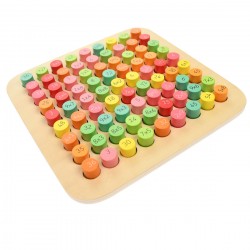 Joc de invatat matematica din lemn, cu inmultire - 3331015 Joc de invatat matematica din lemn, cu inmultire - 3331015