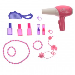 Set salon de frumusete, uscator de par, 14 accesorii - 2015 Set salon de frumusete, uscator de par, 14 accesorii - 2015