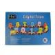 Trenulet de jucarie, cu cifre, din lemn - 3315054 Trenulet de jucarie, cu cifre, din lemn - 3315054