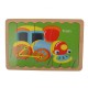 Set puzzle de jucarie, cu suport din lemn, 8 poze - 3331234