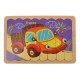 Set puzzle de jucarie, cu suport din lemn, 8 poze - 3331234