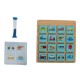 Set puzzle de memorare de jucarie, cu suport din lemn, 28 de accesorii - 3315081