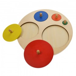 Puzzle din lemn, potrivire dimensiuni - 1103076 Puzzle din lemn, potrivire dimensiuni - 1103076